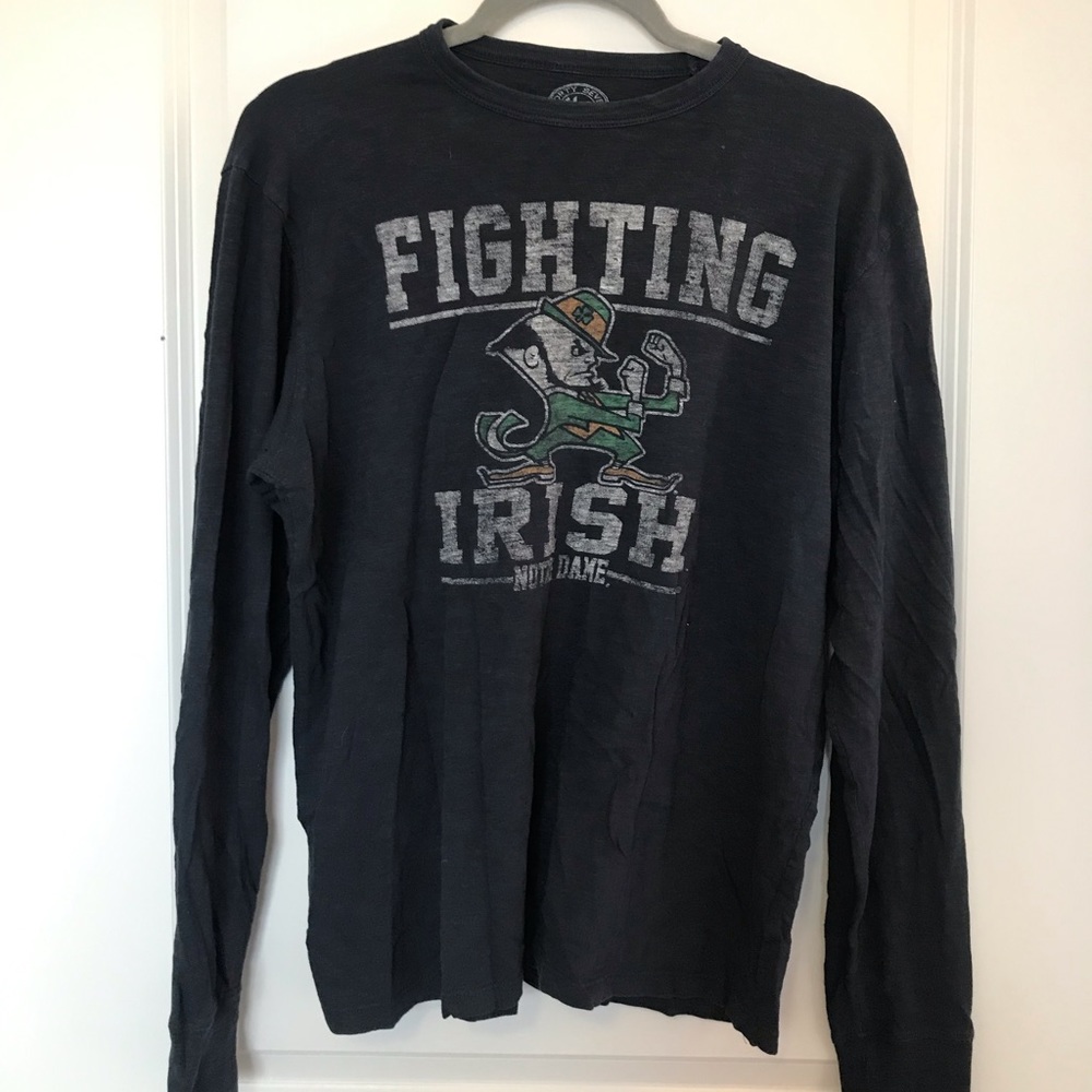 Vintage Look Notre Dame Long-Sleeve T-Shirt